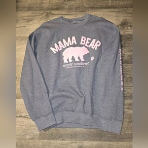 Simply southern gray sweatshirt size small